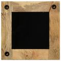 vidaXL Zrkadlo masívne mangovníkové drevo 50x50 cm