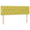 vidaXL Boxspring posteľ s matracom zelená 140x190 cm látka