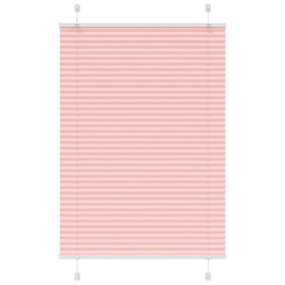 vidaXL plisovaná roleta ružová 90x150 cm Šírka látky 89,4 cm