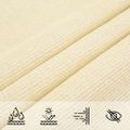 vidaXL Tieniaca plachta 160 g/m², krémová 7x7 m, HDPE