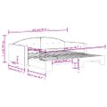 vidaXL Denná posteľ s rozkladacou posteľou ružová 100x200 cm zamat