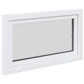 vidaXL Otočné a sklopné okno do suterénu RISOR 100 x 60 cm PVC a sklo