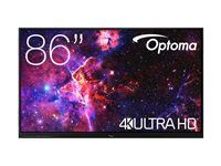 Optoma Creative Touch 3863RK - 86" Trieda uhlopriečky 3-Series displej LCD s LED podsvietením - interaktívny - s biela tabuľa a dotyková obrazovka (multi touch) - Android - 4K UHD (2160p) 3840 x 2160 - Direct LED - čierna