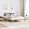 vidaXL Rám postele Hnedá a taupe 160 x 200 cm Borovicový masív