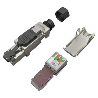 Konektor MPTL univerzálny RJ45 CAT5E STP samořezný SXRJ45-5E-STP-BK-SA