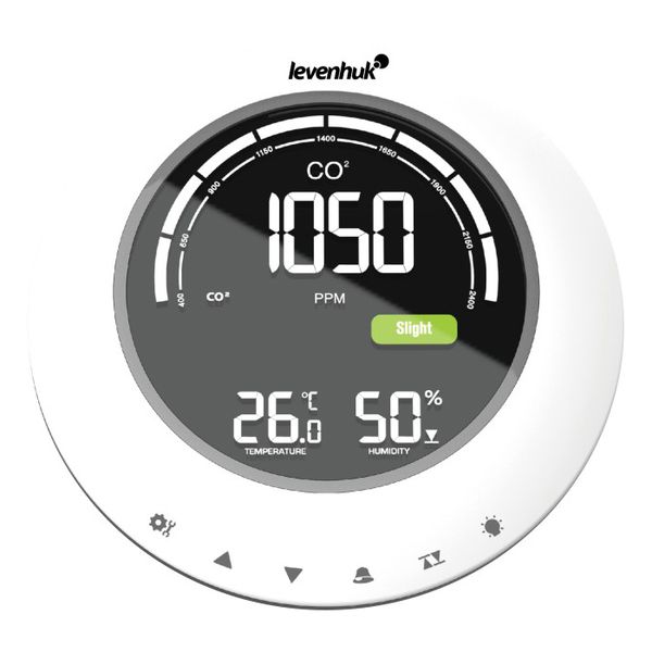 Detektor oxidu uhličitého CO2 Levenhuk Wezzer PLUS LP90