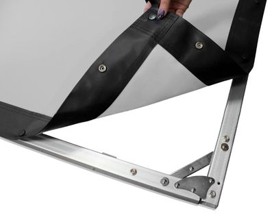 ELITE SCREENS plátno mobilné outdoor stĺp zadná projekcia 100" (254 cm)/ 16:9/ 124,5×221,5 cm/ gain 1.1/ WraithVeil Projekčné plátno, zadná projekcia, outdoor stĺp, 100" (254 cm), 16:9, 124,5 x 221,5 cm, Gain 1.1, WraithVeil