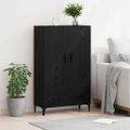 vidaXL Highboard so zásuvkou Čierny dub 70 x 31 x 115 cm