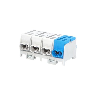 Svorkovnica rozbočovacia HLAK 35-4/8 S, 125A, 4pól., AL/CU, IP20, 3xŠ/M, na DIN /2080426