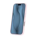 Puzdro Silicone Thin Mag pre iPhone 16e / 17e svetloružová