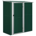vidaXL Záhradný domček zelený 180,5x97x209,5 cm pozinkovaná oceľ