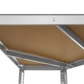 Kovový skladovací regál Atos RB-1254 180x40x70 strieborný