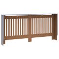 vidaXL Kryt na radiátor antracitový 172x19x81,5 cm MDF
