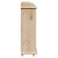 vidaXL Regál na víno Prírodná 58 x 28 x 90 cm Masívne borovicové drevo