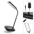 LED stolná lampa EMOS Z7638B MOLLY, čierna