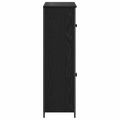 vidaXL Highboard Čierny dub 62 x 32 x 106,5 cm Kompozitné drevo