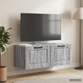 vidaXL Nástenná TV skrinka 78,5 x 31 x 30 cm Sivá sonoma