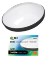 Led stropné svietidlo Q-237CP 36W 4000K ø45cm/kruhové čierne QTEC
