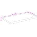 vidaXL Stolová doska živá hrana 90x40x2,5 cm masívny surový mangovník