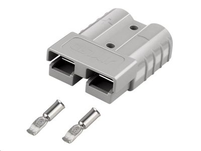 Konektor Anderson silový JQ50A-600V, 50A 600V, šedý
