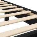 vidaXL Rám postele s čelom Čierny dub 80 x 200 cm Kompozitné drevo