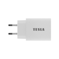 TESLA Power Charger T100 - rýchlonabíjačka 20 W PD 3.0/PPS (biela farba)