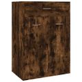 vidaXL Botník dymový dub 60x35x84 cm spracované drevo