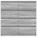 VidaXL Príborník Grey Sonoma 100x35x99 cm Engineered Wood