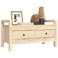 vidaXL Lavička do predsiene 80x40x43 cm masívne borovicové drevo