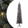 vidaXL Umelý vianočný stromček Zelená 240 cm PVC, plast a oceľ