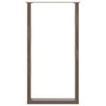 vidaXL Nohy barového stola v tvare U, 2 ks, prírodná oceľ, 60 x (110-111) cm, oceľ