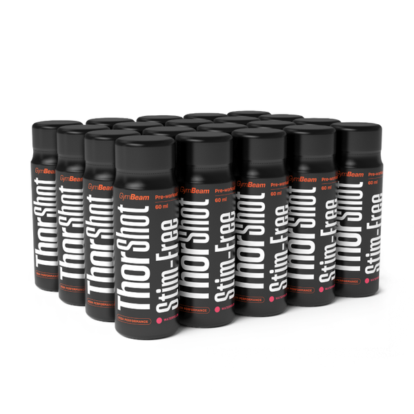 Thor Stim-free shot - GymBeam, vodný melón, 20 x 60 ml