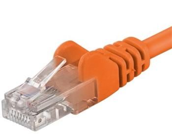 Patch kábel UTP RJ45-RJ45 level CAT6, 1m, oranžová