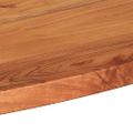 vidaXL Stolová doska 140x60x2,5 cm oválna masívna akácia