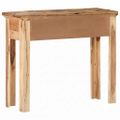 vidaXL Konzolový stolík 90,5x30x75 cm masívne akáciové drevo a recyklované drevo
