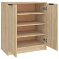 vidaXL Botník dub sonoma 59x35x70 cm spracované drevo