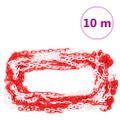 vidaXL Sada kužeľov s 10 m reťazou červeno-biela