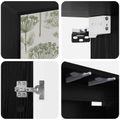 vidaXL Nástenný TV kabinet GOTHA 69 x 33 x 40 cm Čierny dub