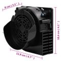 vidaXL LED svetelná reťaz s 90 LED a ventilátorom 900 cm