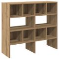 vidaXL Stojany na topánky 2 ks stohovateľné dub artisan 89,5x30x40 cm