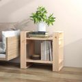 vidaXL Knižnica/deliaca stena 60x35x57 cm masívna borovica