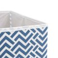 vidaXL skladacie úložné boxy 10 ks Modrá 32x32x32 cm Netkaná textília