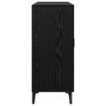vidaXL Servírovacia skriňa Čierny dub 34 x 90 x 80 cm Kompozitné drevo