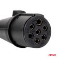 Špirálový kábel TIR 2x 7 PIN typ N 5m 24V AMIO-04380
