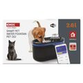 Vodná fontána EMOS H6102 GoSmart, 2,6 l, sivá, Wi-Fi