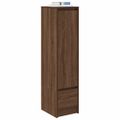 vidaXL Highboard Hnedý Dub 29,5x34x119,5 cm Konštruktérske drevo