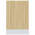 vidaXL Panel umývačky riadu Porto dub sonoma 45x1,5x57 cm kompozitné drevo