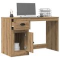 vidaXL Stôl Remeselný dub 50 x 115 x 75 cm Kompozitné drevo