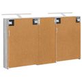 vidaXL Set kabinetov do kúpeľne 3 ks 130 x 14,5 x 70 cm