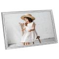 vidaXL Fotorámiky na stenu, koláž 3 ks, strieborné 50x70 cm, MDF